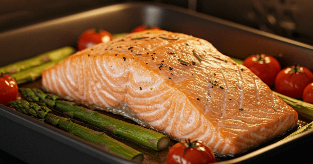 Rezept für Lachs im Ofen