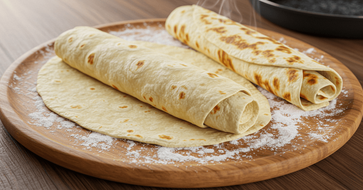 Rezept für Wraps Teig